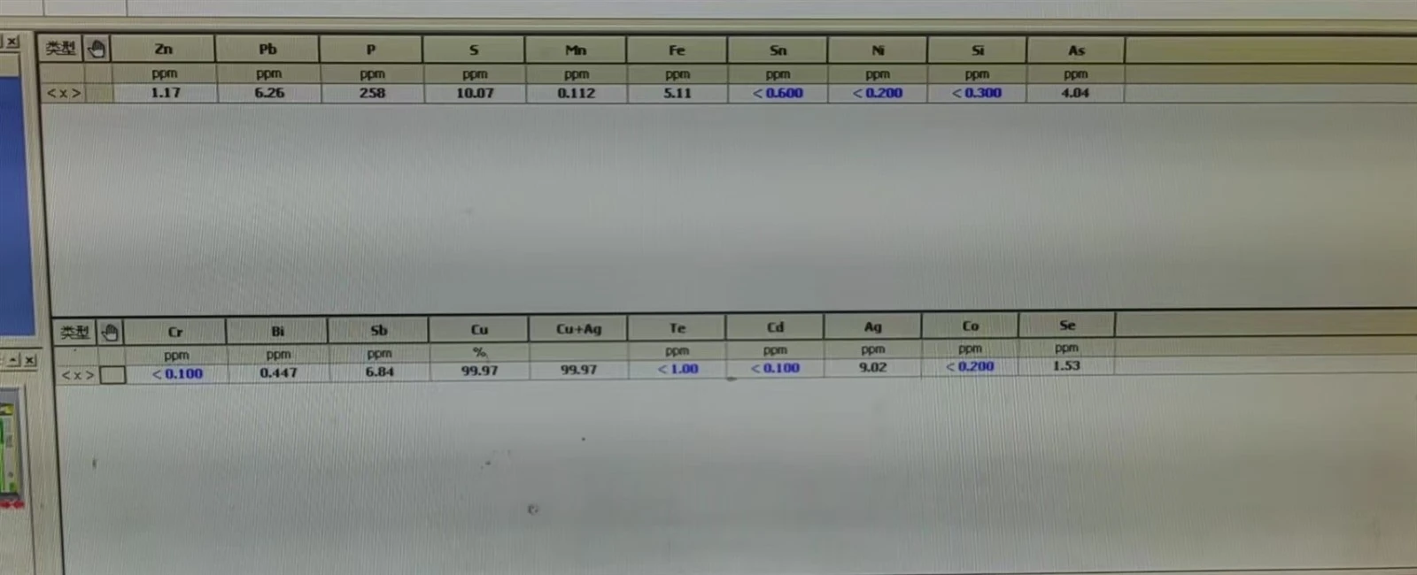 ASTM B88 C12200 Seamless Copper Tube Spectrometer Test Results ASTM B88 C12200 Seamless Copper Tube Spectrometer Test Results
